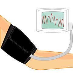 Image showing We Measure arterial pressure