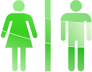 Image showing Toilet symbol illustration