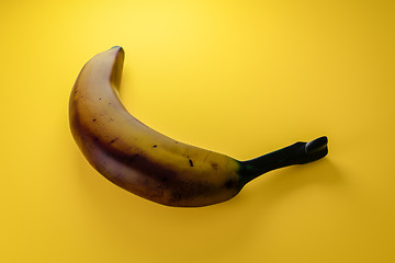 Image showing old brown banana
