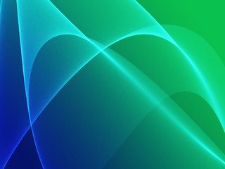 Image showing Wavy glowing colors