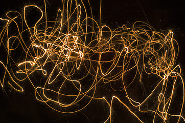 Image showing Party Sparkler Trail