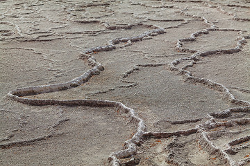 Image showing Relief travertine patterns