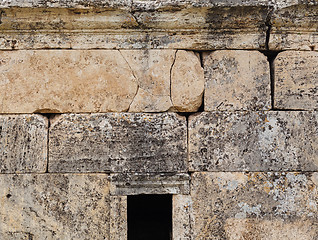 Image showing Ruins of ancient city, Hierapolis near Pamukkale, Turkey