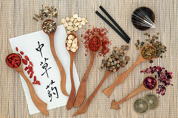 Image showing Traditional Chinese Herbs