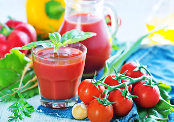 Image showing vegetable juice