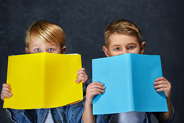 Image showing Group of Children Studio Concept