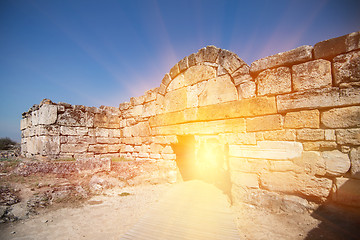 Image showing photo of ancient city Hierapolis