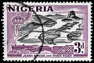 Image showing Niger River Stamp