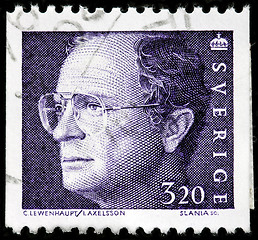 Image showing King Carl XVI Gustaf Stamp