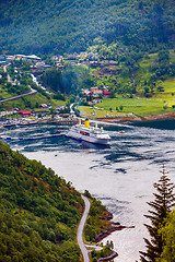 Image showing Geiranger fjord, Norway.