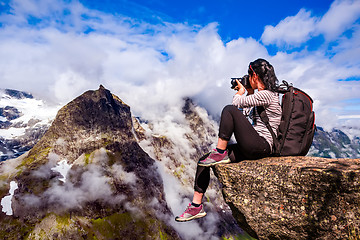 Image showing Nature photographer Norway