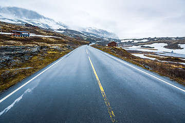 Image showing Mountain road in Norway.