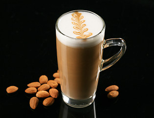 Image showing cup of latte coffee
