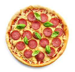 Image showing freshly baked pizza