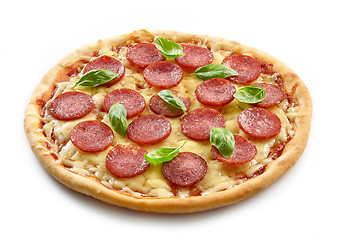 Image showing freshly baked pizza