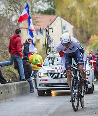 Image showing The Cyclist Oliver Naesen - Paris-Nice 2016