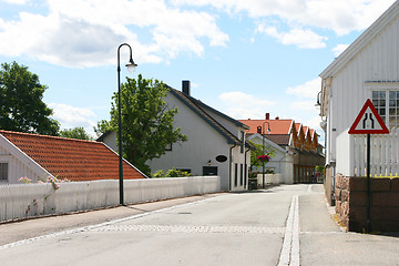 Image showing Small town street