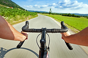 Image showing Road cycling 