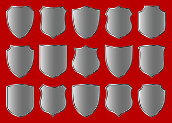 Image showing shield design set