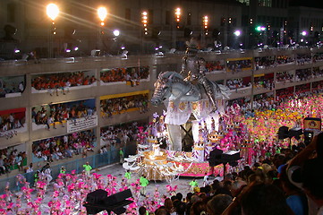 Image showing samba competition in Rio de Janeiro
