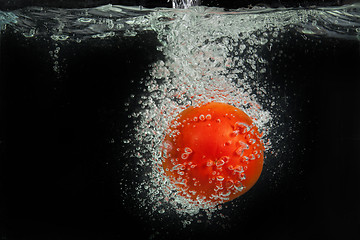 Image showing Tomato In The Water