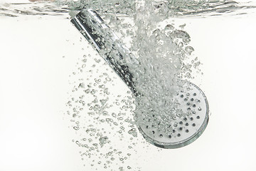 Image showing Water Mixer In The Water