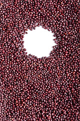 Image showing Adzuki beans. Background