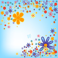 Image showing Flowers background