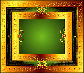 Image showing floral frame