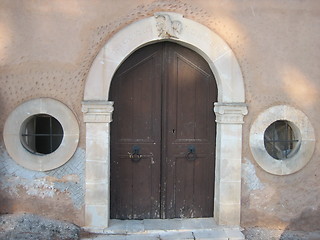 Image showing Greek door, Crete