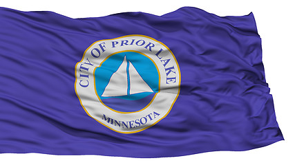 Image showing Isolated Prior Lake City Flag, United States of America