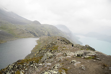 Image showing Mountain hiking in Norway