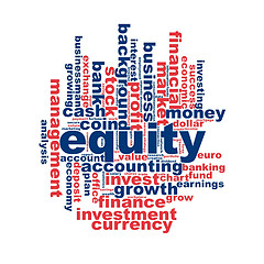 Image showing Equity word cloud