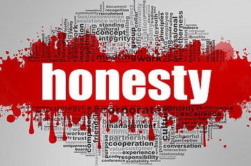 Image showing Honesty word cloud