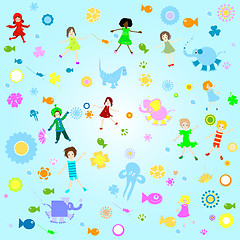 Image showing background for kids