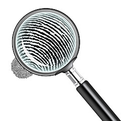 Image showing magnifying glass