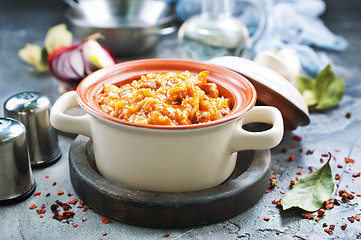 Image showing minced meat with rice