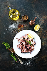 Image showing fried octopus 