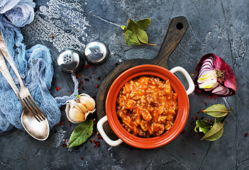 Image showing minced meat with rice