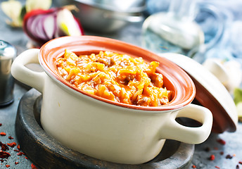 Image showing minced meat with rice