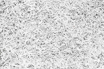 Image showing White shredded paper background