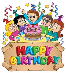 Image showing Happy birthday thematics image 7