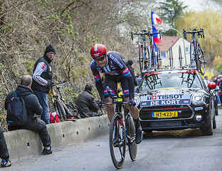 Image showing The Cyclist Koen de Kort - Paris-Nice 2016