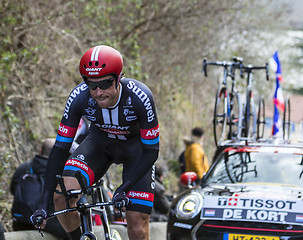 Image showing The Cyclist Koen de Kort - Paris-Nice 2016