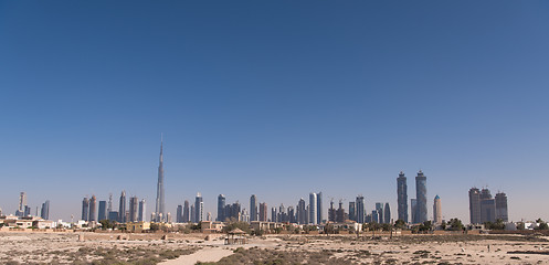 Image showing Panorama Dubai city