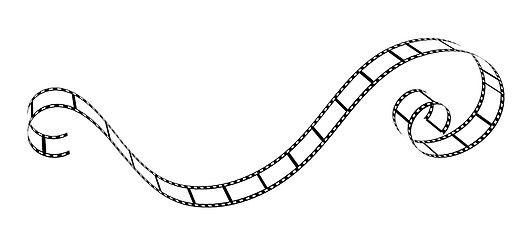 Image showing Film strip vector illustration