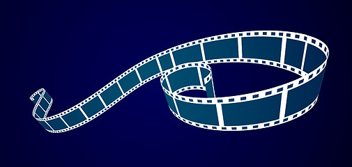 Image showing Film strip background