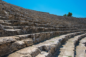 Image showing Roman amphitheatre in the ruins of Hierapolis