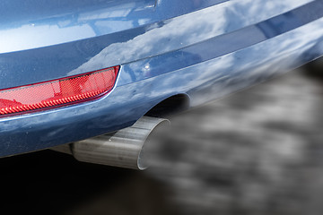 Image showing Car exhaust