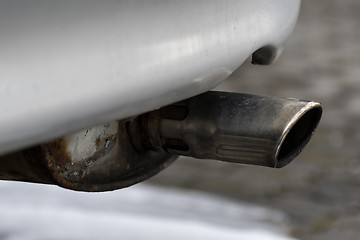 Image showing Car exhaust